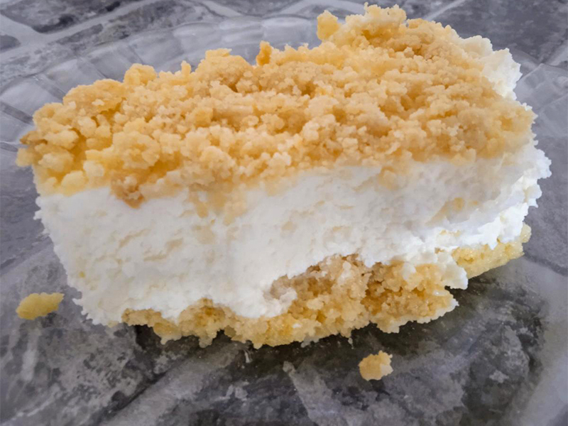עוגת גבינה פירורים מדהימה מתכון קלאסי