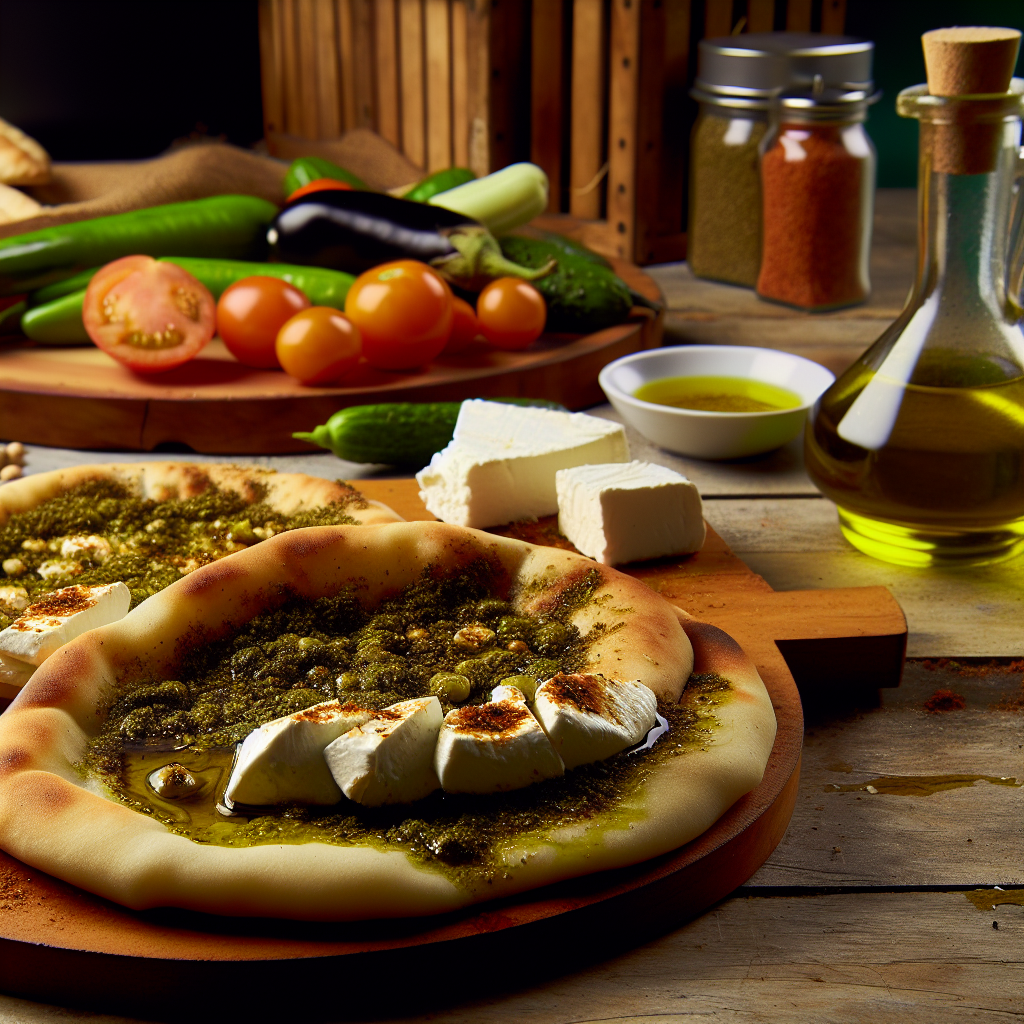 מנאקיש עם זעתר ושמן זית – המתכון שישגע אתכם!